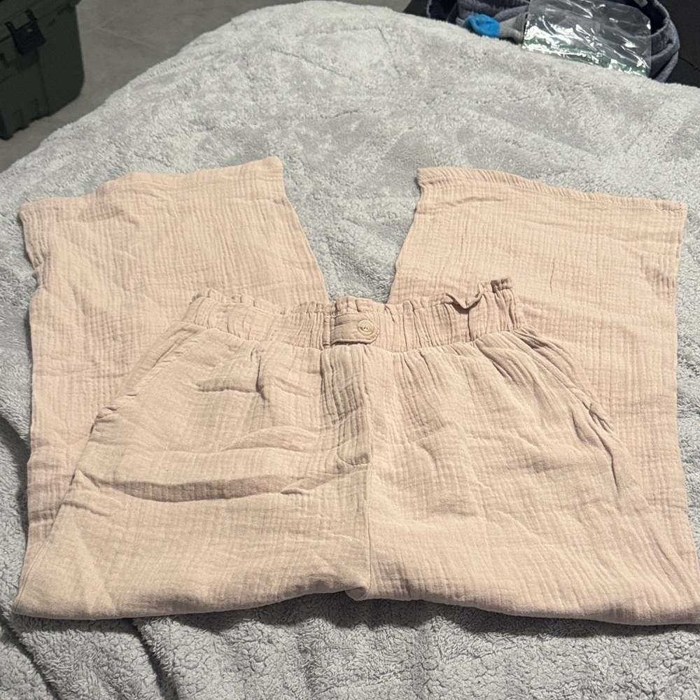 Casual Beige Pants